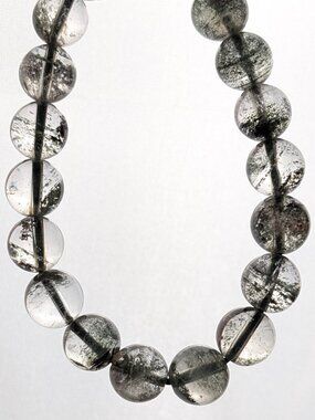 Genuine 9mm Green Chlorite Phantom Quartz Stretch Bracelet